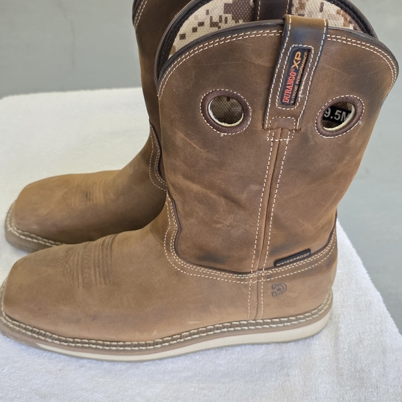 Wolverine Steel Toe Brown Leather Men's Boots - Picture 7 of 7